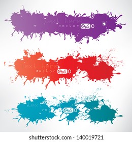 Abstract background with splash