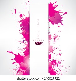 Abstract background with splash