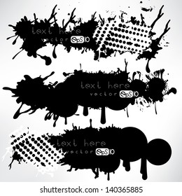 Abstract background with splash