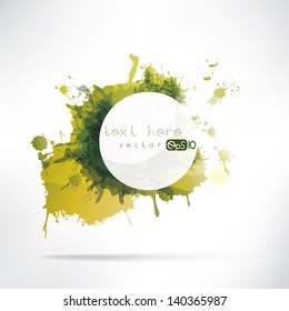 Abstract background with splash