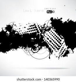 Abstract background with splash