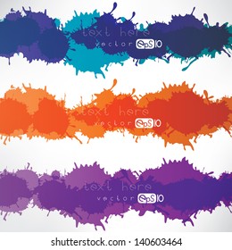 Abstract background with splash