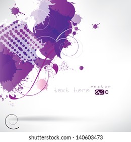 Abstract background with splash