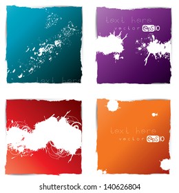 Abstract background with splash