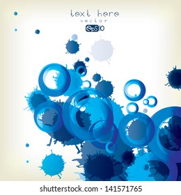 Abstract background with splash