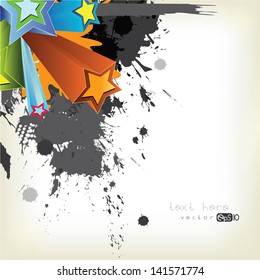 Abstract background with splash