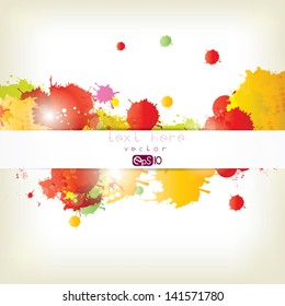 Abstract background with splash