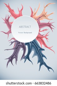 Abstract background with splashes of color.Vector illustration.