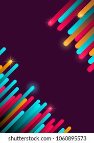 Abstract background with splashes, in a modern style. Bright vector illustration A4 format