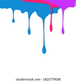 abstract background splashing paint. Paint colorful dripping background