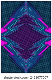 Abstract background sport cyber punk