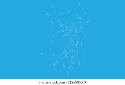 abstract background for sport event illustration
