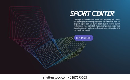 abstract background for sport event. vector illustration.