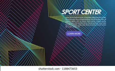 abstract background for sport event. vector illustration.