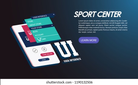 abstract background for sport event. vector illustration.