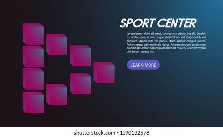 abstract background for sport event. vector illustration.