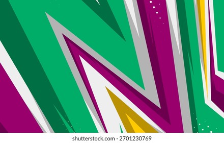 esporte de fundo abstrato com forma de ziguezague moderna	
