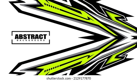 Abstract background for sports racing premium vector green Premium Vector