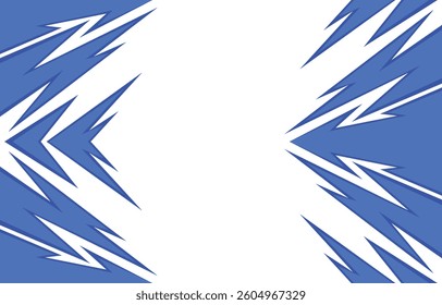 Abstract background with sporty raw jagged spike pattern and with some copy space area