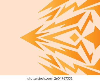 Abstract background with sporty raw jagged spike pattern and with some copy space area