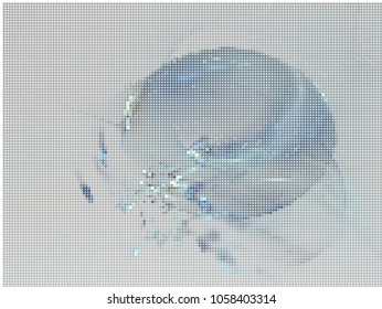 Abstract background. Spoted halftone effects. Vector clip art.