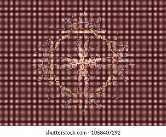 Abstract background. Spoted halftone effects. Vector clip art.
