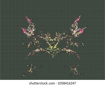 Abstract background. Spoted halftone effects. Vector clip art.