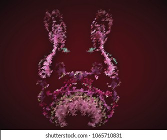 Abstract background. Spoted halftone effects. Vector clip art.
