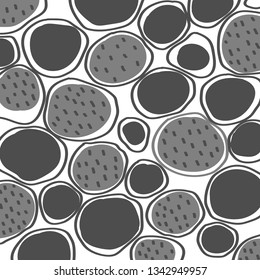 abstract background of spots and lines of different shapes vector