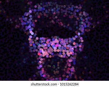 Abstract background. Spotted halftone effect. Dots, circles. Vector clip art