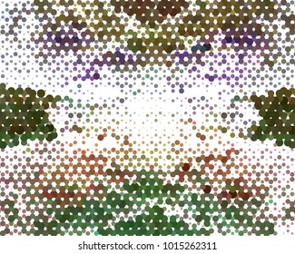 Abstract background. Spotted halftone effect. Dots, circles. Vector clip art