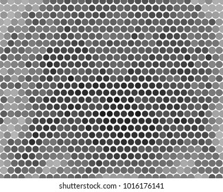 Abstract background. Spotted halftone effect. Dots, circles. Vector clip art