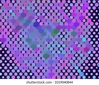 Abstract background. Spotted halftone effect. Dots, circles. Vector clip art