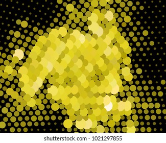 Abstract background. Spotted halftone effect. Dots, circles. Vector clip art