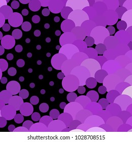 Abstract background. Spotted halftone effect. Dots, circles. Vector clip art