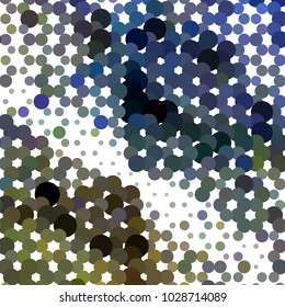 Abstract background. Spotted halftone effect. Dots, circles. Vector clip art