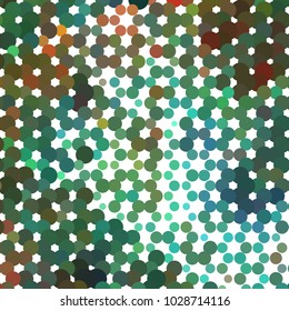 Abstract background. Spotted halftone effect. Dots, circles. Vector clip art