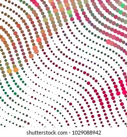 Abstract background. Spotted halftone effect. Dots, circles. Vector clip art