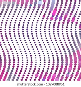 Abstract background. Spotted halftone effect. Dots, circles. Vector clip art