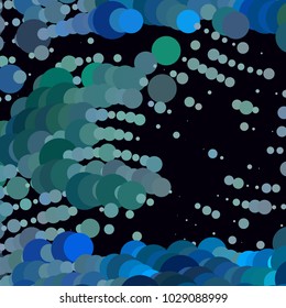 Abstract background. Spotted halftone effect. Dots, circles. Vector clip art