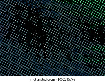 Abstract background. Spotted halftone effect. Dots, circles. Vector clip art