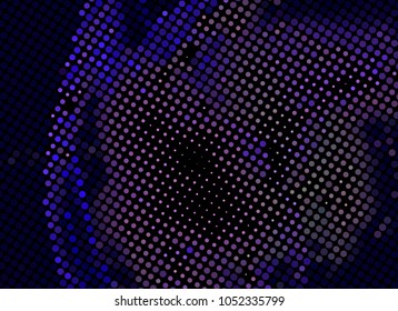 Abstract background. Spotted halftone effect. Dots, circles. Vector clip art