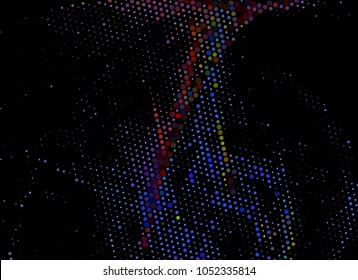 Abstract background. Spotted halftone effect. Dots, circles. Vector clip art
