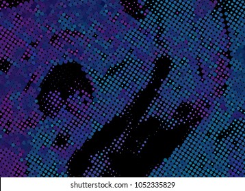 Abstract background. Spotted halftone effect. Dots, circles. Vector clip art