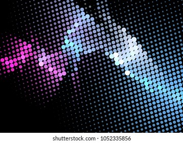 Abstract background. Spotted halftone effect. Dots, circles. Vector clip art