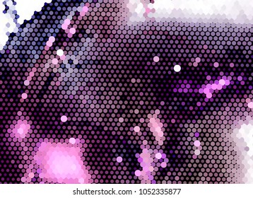 Abstract background. Spotted halftone effect. Dots, circles. Vector clip art