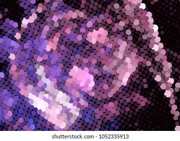 Abstract background. Spotted halftone effect. Dots, circles. Vector clip art