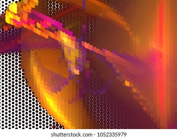 Abstract background. Spotted halftone effect. Dots, circles. Vector clip art