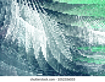 Abstract background. Spotted halftone effect. Dots, circles. Vector clip art