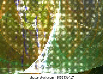 Abstract background. Spotted halftone effect. Dots, circles. Vector clip art